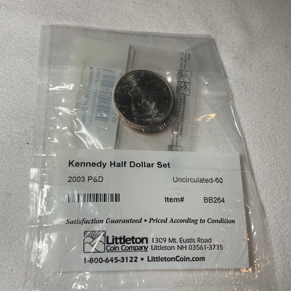 2003 P&D Set Kennedy Half Dollar